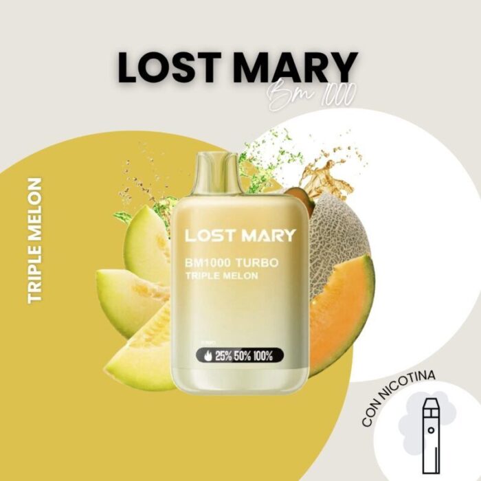 92 Triple Melon - Lost Mary Bm1000 Turbo