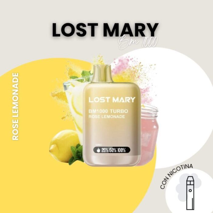 Rose Lemonade - Lost Mary BM1000 Turbo