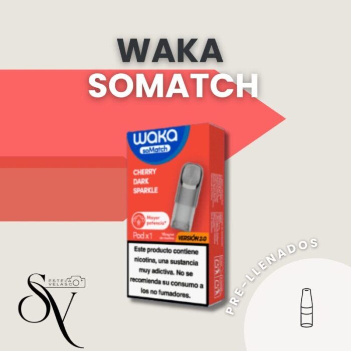 Cápsulas WAKA soMatch - Cherry Dark Sparkle