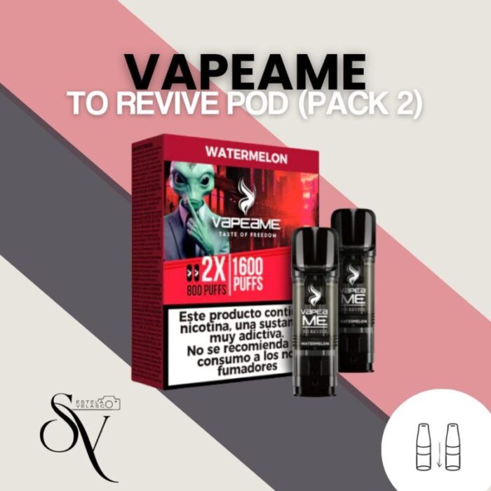 Cápsulas Watermelon - Vapeame To Revive POD (Pack 2)
