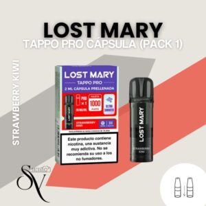 Cápsula Strawberry Kiwi (pack 1) - Lost Mary Tappo pro