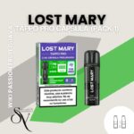 Cápsula Kiwi Passion Fruit Guava (pack 1) - Lost Mary Tappo pro