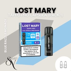 Cápsula Blue Razz Lemonade (pack 1) - Lost Mary Tappo pro