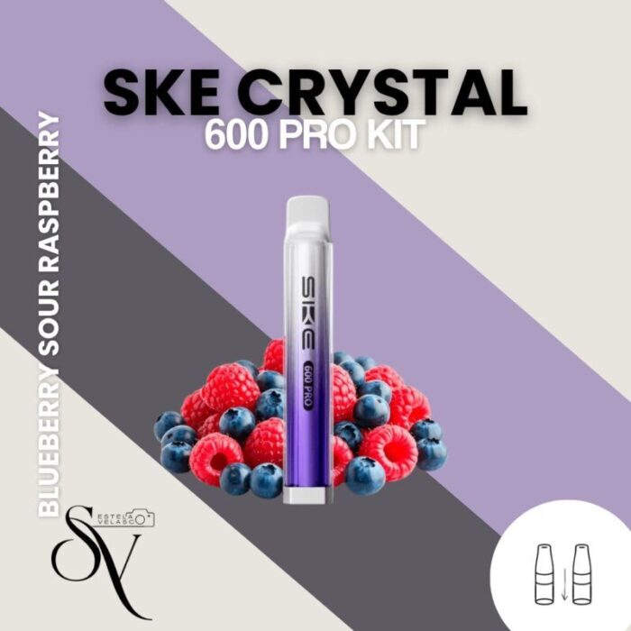 Blueberry Sour Raspberry - SKE Crystal 600 Pro KIT