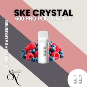 Cápsula Blueberry Raspberries - SKE Crystal 600 PRO Pod