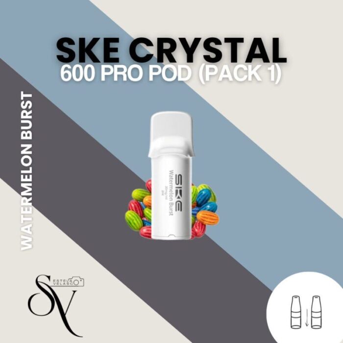 Cápsula Watermelon Burst - SKE Crystal 600 PRO Pod
