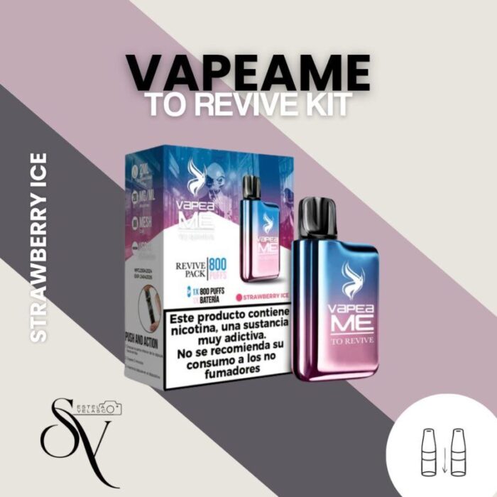 Strawberry Ice - Vapeame To Revive KIT