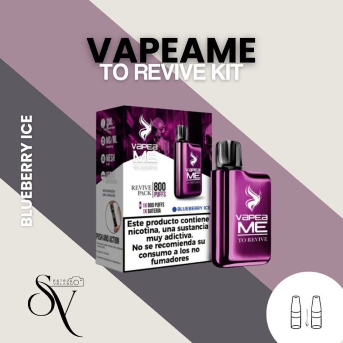 Blueberry Ice - Vapeame To Revive KIT