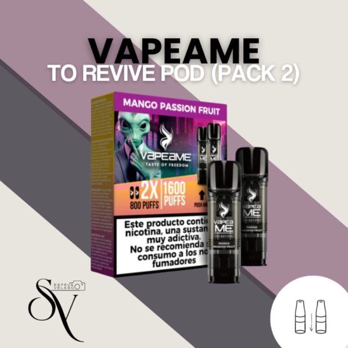 Cápsulas Mango Passion Fruit - Vapeame To Revive POD (Pack 2)