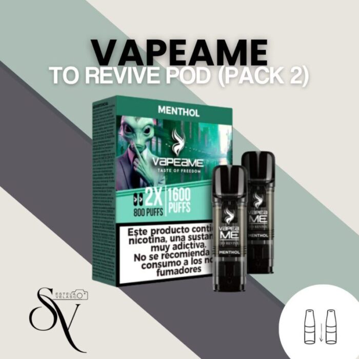 Cápsulas Menthol - Vapeame To Revive POD (Pack 2)