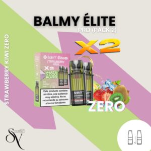 Strawberry Kiiw Zero - Balmi Élite Pro (Pack 2)