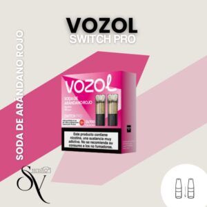 Soda Arándanos Rojo - Capsulas (pack 2) Vozol Switch Pro