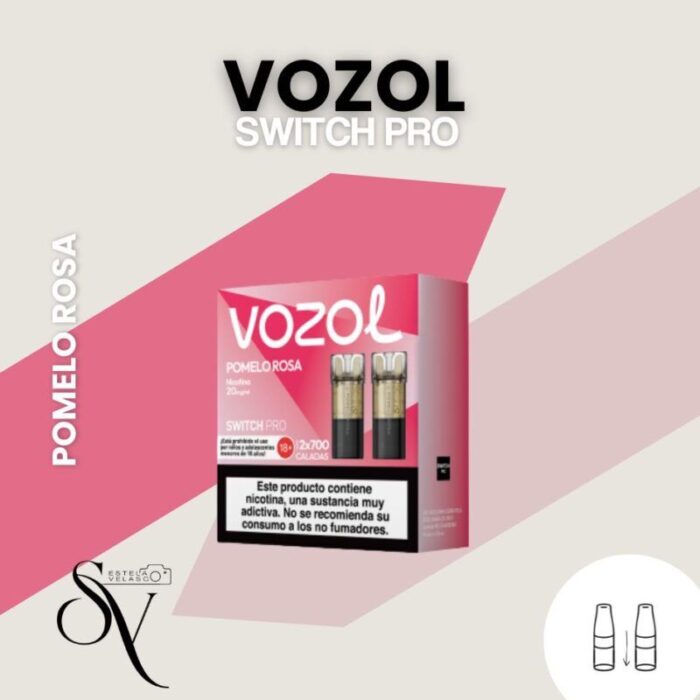 Pomelo Rosa - Capsulas (pack 2) Vozol Switch Pro