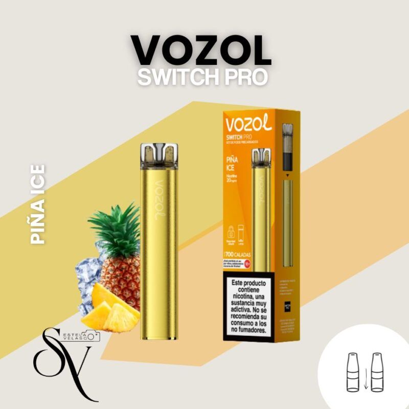 Piña Ice - Batería + Capsula - Vozol Switch Pro 1 Piña Ice - Batería + Capsula - Vozol Switch Pro