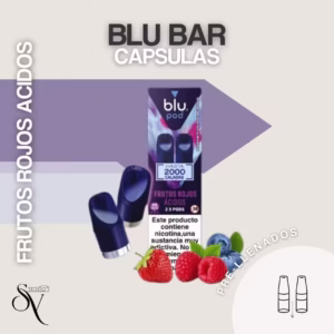 Frutos Rojos Ácidos Cápsulas Blu Bar