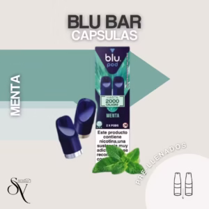 Menta Cápsulas Blu Bar (sin nicotina)
