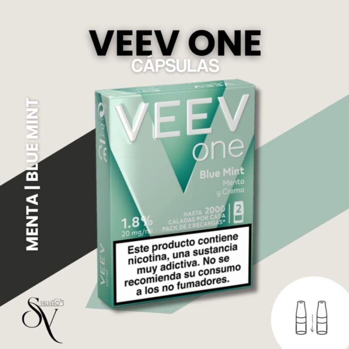 Cápsulas Blue mint Veev One