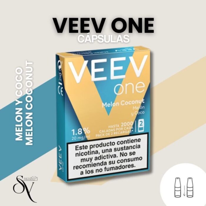 Cápsulas Melon Coconut Veev One