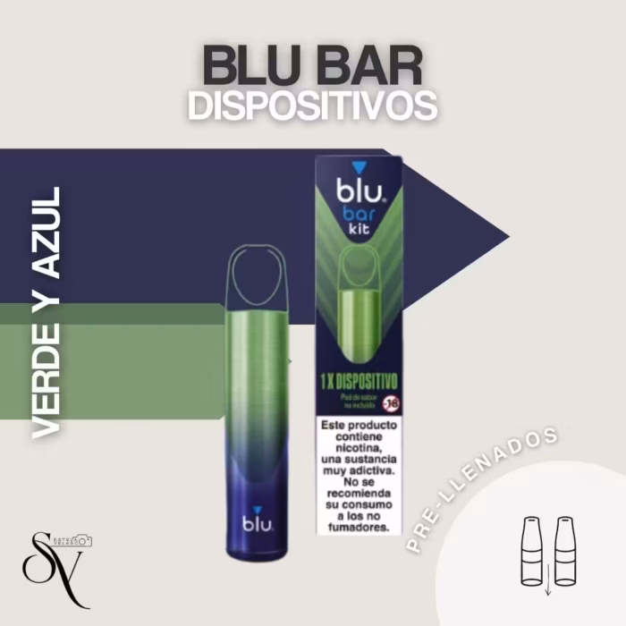 Dispositivo Blu Bar Amarillo y Azul