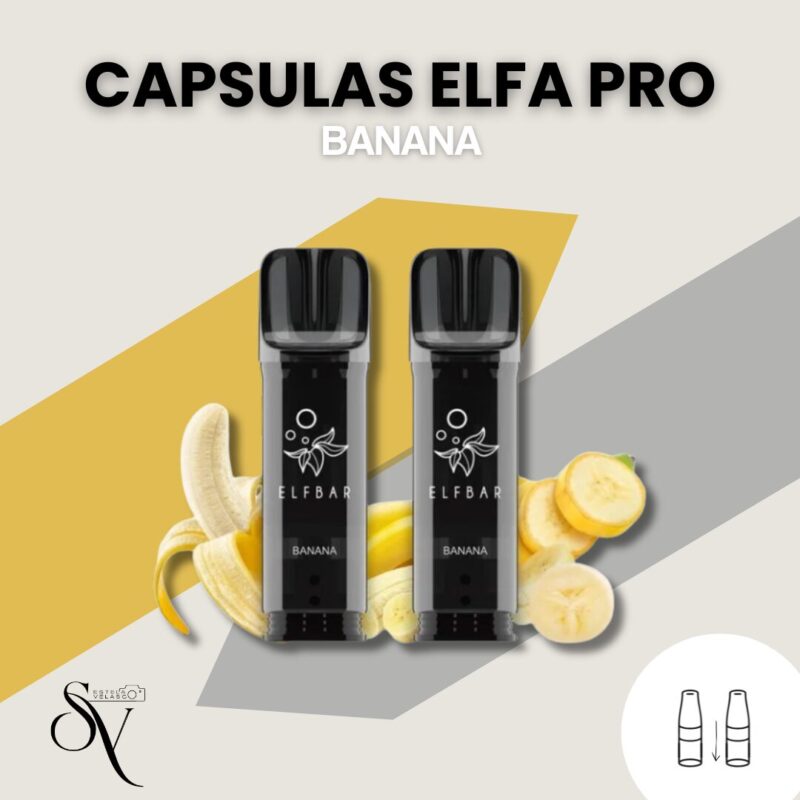 Cápsulas Elfa Pro Banana 1 Cápsulas Elfa Pro Banana