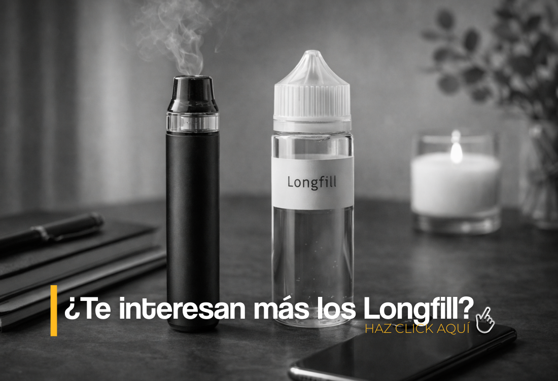 Líquidos longfill para vapeo disponibles en Instante Shop