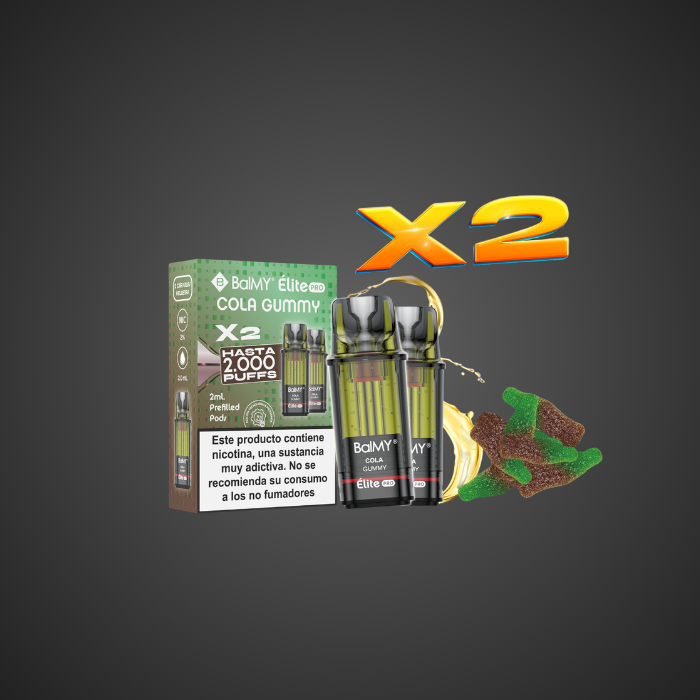 producto balmy elite pro cola gummy pack 2