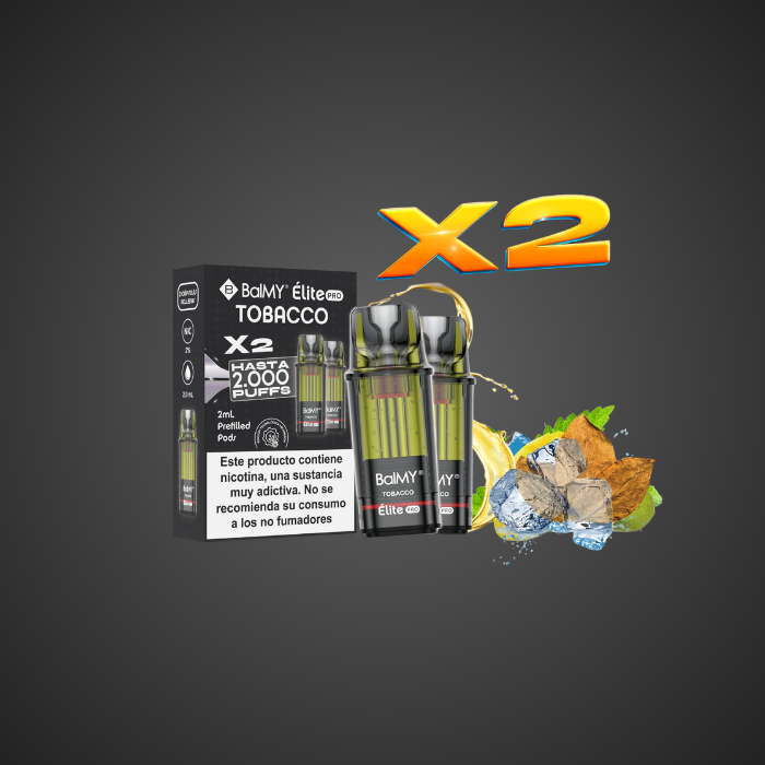 producto balmy elite pro tabaco pack 2