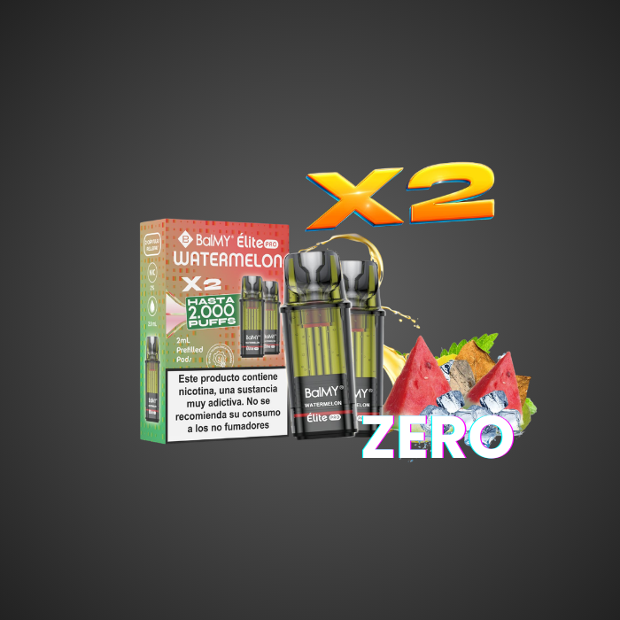 producto balmy elite pro watermelon zero pack 2