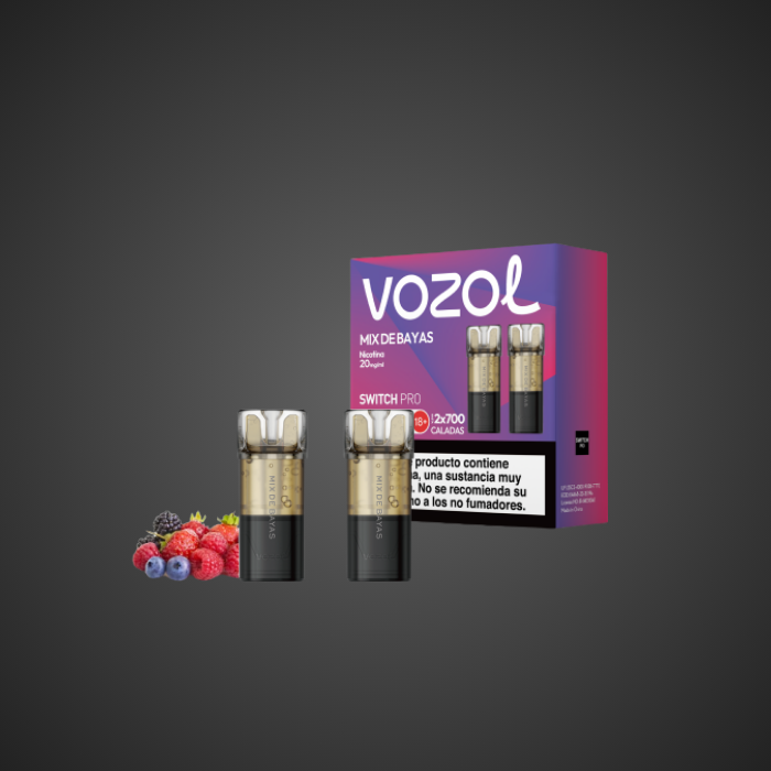 PRODUCTO CAPSULAS VOZOL SWITCH PRO MIX DE BAYAS