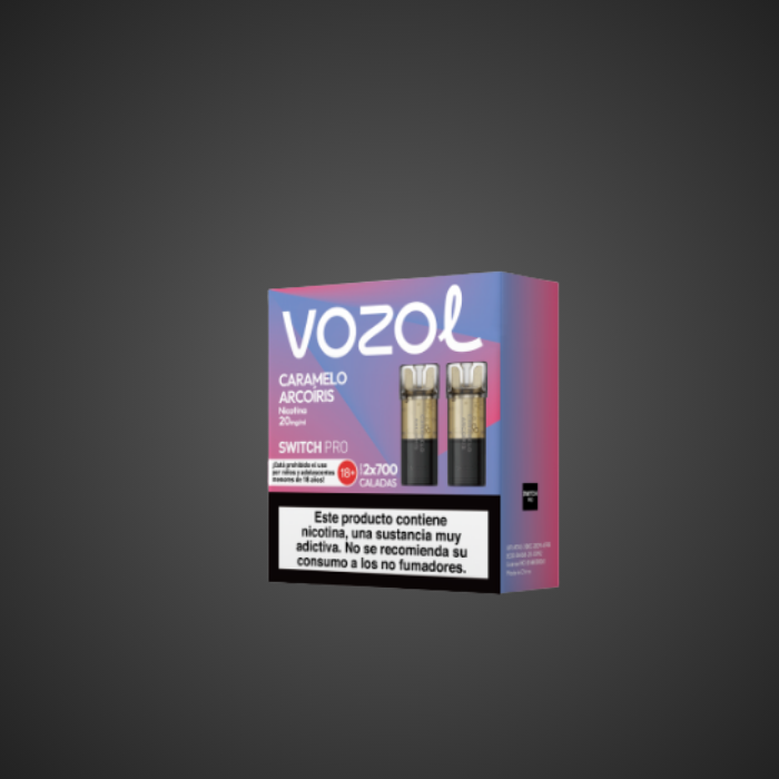 PRODUCTO CAPSULAS VOZOL SWITCH PRO CARAMELO ARCOIRIS
