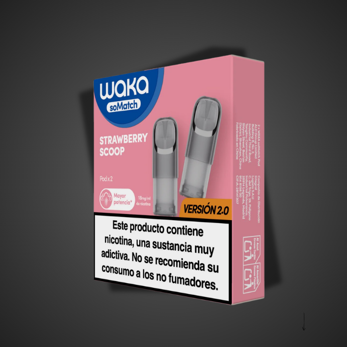 producto waka strawberry scoop pack 2