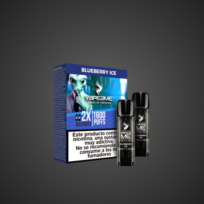 PRODUCTO CAPSULAS VAPEAME BLUEBERRY ICE
