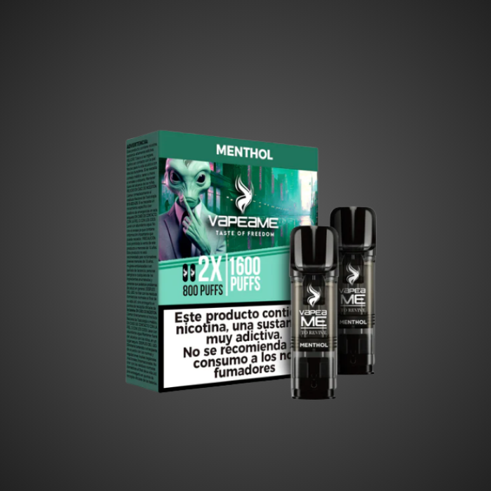 PRODUCTO CAPSULAS VAPEAME MENTHOL