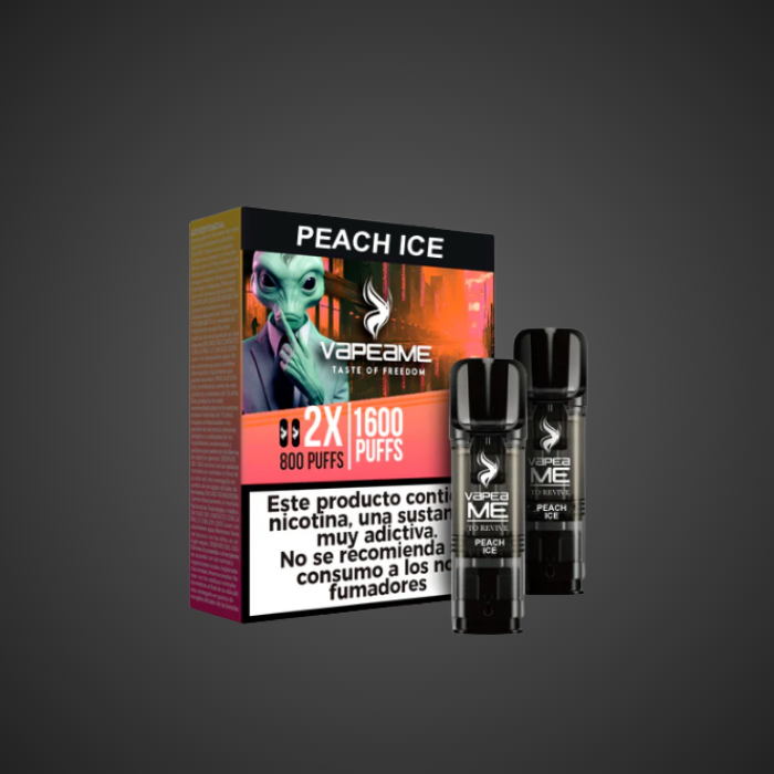PRODUCTO CAPSULAS VAPEAME PEACH ICE