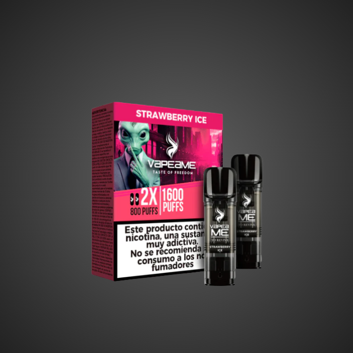PRODUCTO CAPSULAS VAPEAME STRAWBERRY ICE