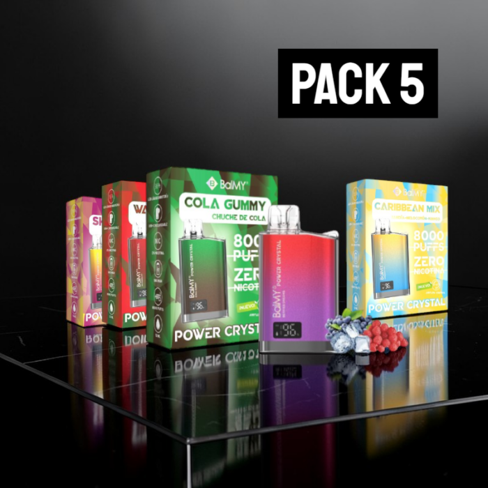 Pack 5 Balmy Power Crystal – Sabor Extremo x5
