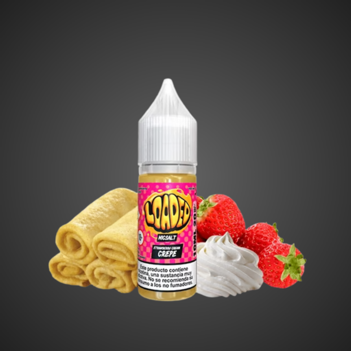 PRODUCTO LOADED SALTS STRAWBERRY CREAM CREPE