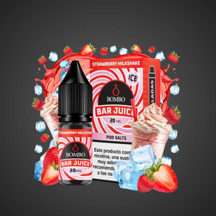 producto bombo bar juice strawberry milkshake