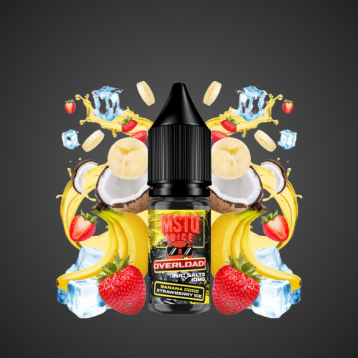 PRODUCTO MSTQ JUICE SALTS BANANA COCO STRAWBERRY ICE