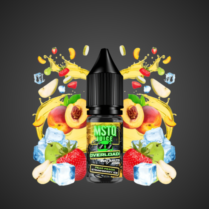 PRODUCTO MSTQ JUICE SALTS PEAR PEACH STRAWBERRY ICE