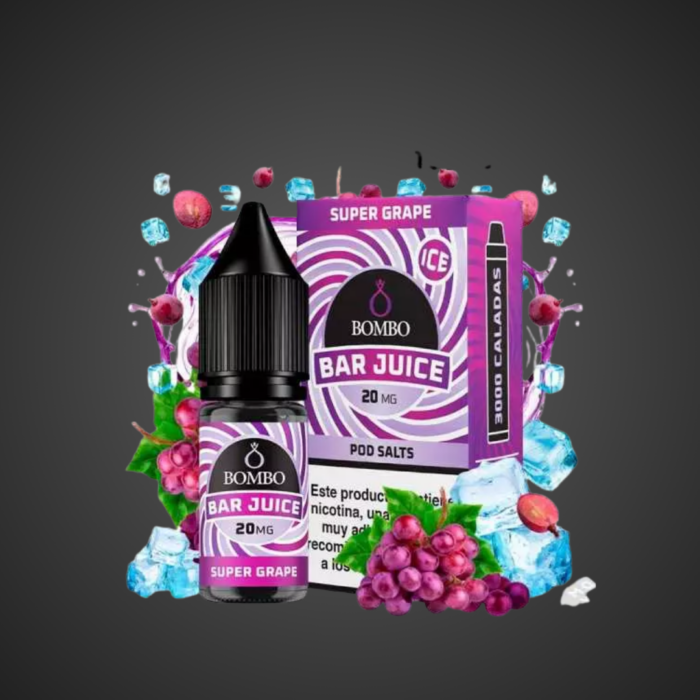 producto bombo bar juice super grape