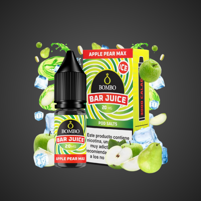 producto bombo bar juice apple pear max