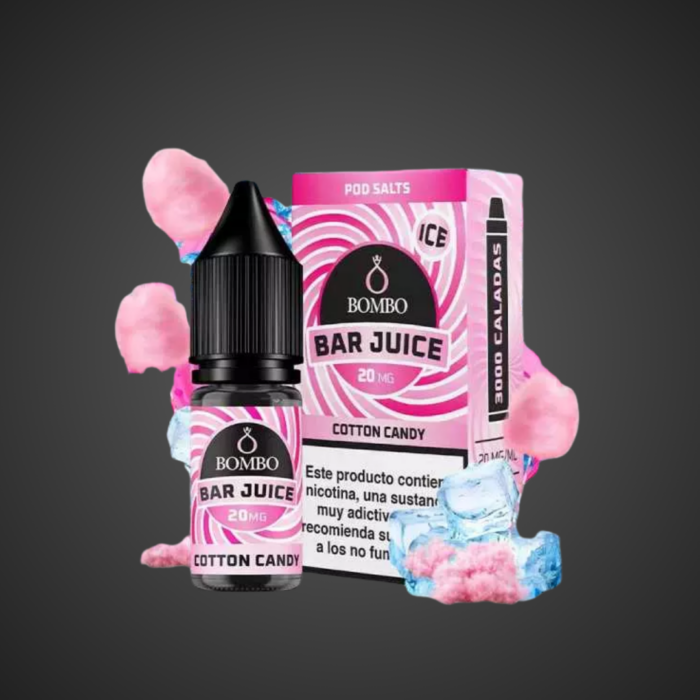 producto bombo bar juice cotton candy