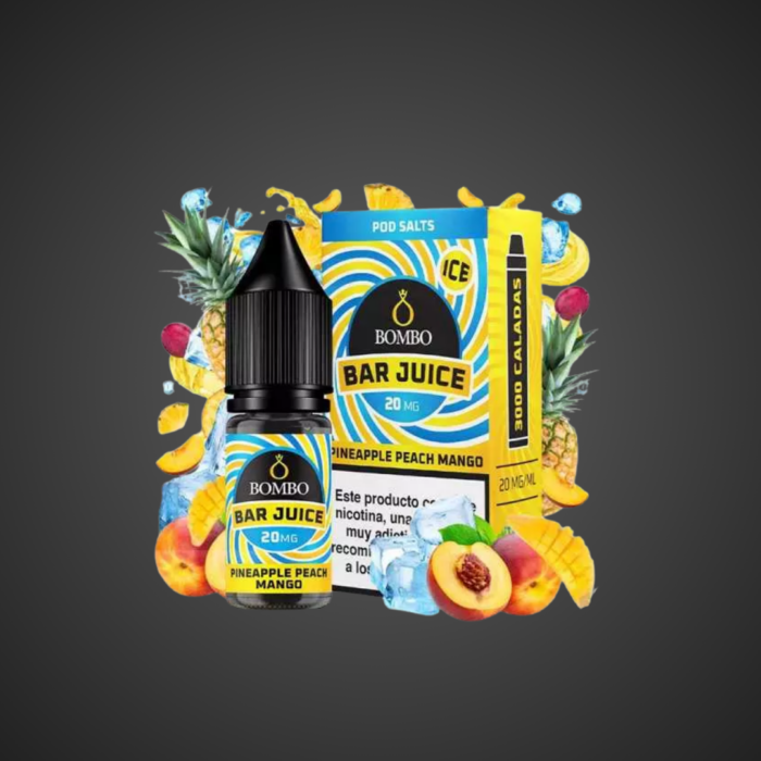 producto bombo bar juice pineapple peach mango