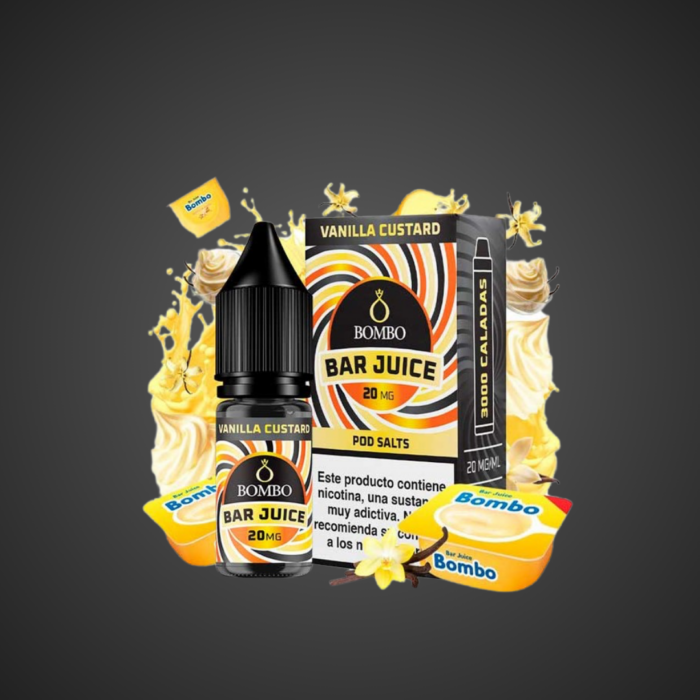 producto bombo bar juice vanilla custard