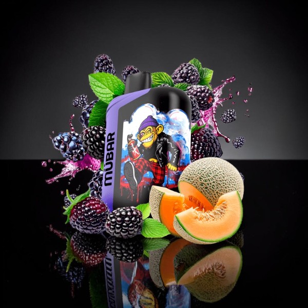 Mübar Eden Beast 50K Disposable Blackberry Melon Mint 0mg 18ml