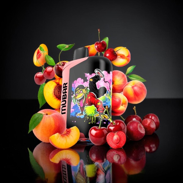 Mübar Eden Beast 50K Disposable Cherry Peach 0mg 18ml