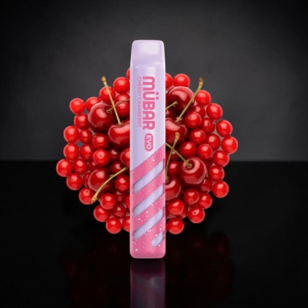 Mübar Evo 800 Disposable Cherry Cramberry 20mg