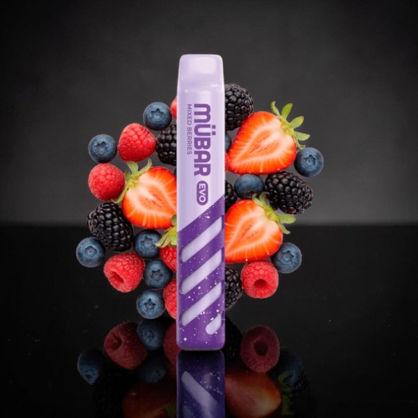 Mübar Evo 800 Disposable Mixed Berries 20mg