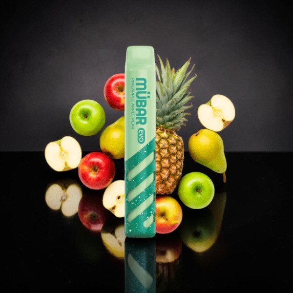 Mübar Evo 800 Disposable Pineapple Apple Pear 20mg